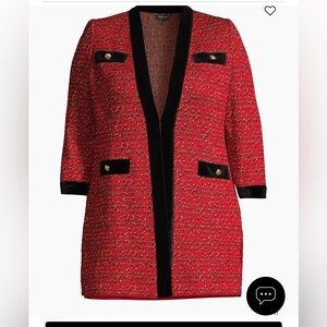 Ming Wang Tweed Jacket